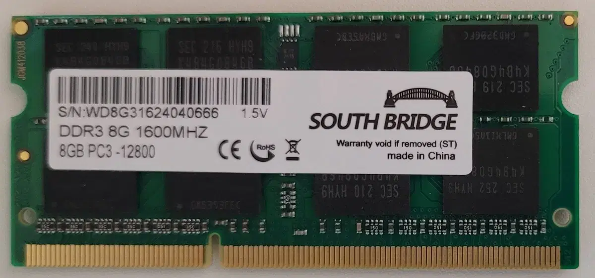 노트북램 ddr3 8G